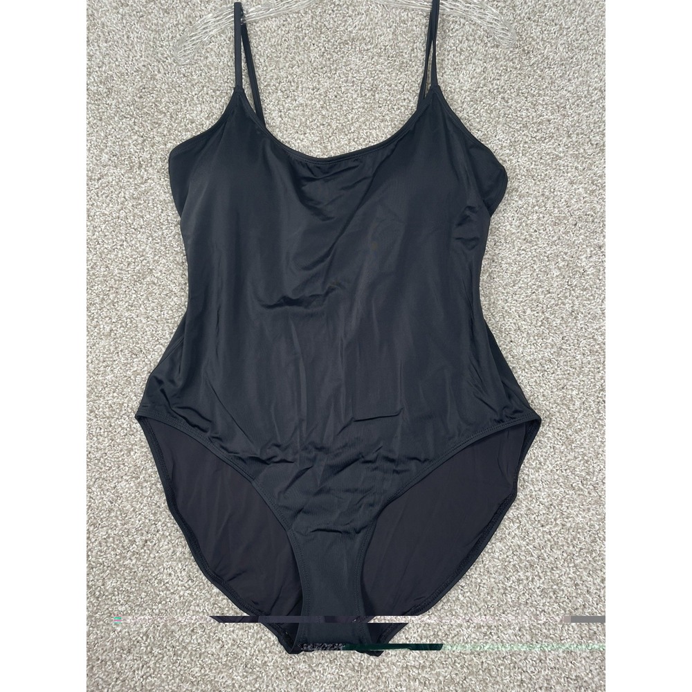 Andie Swim The Full Coverage Amalfi One Piece Black Womens XL NWT Style# AO290